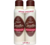 Cavaillès Desodorante Homme Anti-Transpirante 48h 2x150ml