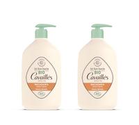 Cavaillès Gel de Baño y Ducha Bio Lote de 2 x 1L - Hidratante para Pieles Secas - Sobreengrasante Vegetal Pro-Regenerante® y Aceite de Macadamia Bio - Sin Jabón - Rostro y Cuerpo Familiar