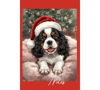 Cavalier Christmas Notebook: A5, (6" x 9") Plain, Lined Notebook for Jotting Down Notes, Gift Ideas, Making Lists, Holiday Plans etc.