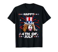 Cavalier Dog 4th of July Patriotic American Dogs Lovers Camiseta
