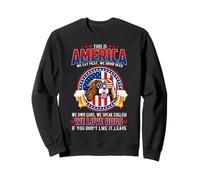 Cavalier Dog This America We Love Dogs 4th of July Sudadera