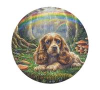 Cavalier King Charles Spaniel 120 Piezas Rompecabezas Cartón Animales Formas Animalizadas Cocker Rainbow Puzzle Niños Hombres Niñas Mujeres Toda La Familia Educativo Portátil 120 PCS