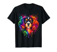 Cavalier King Charles Spaniel | Arte Pop arcoíris Camiseta