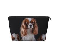 Cavalier King Charles Spaniel Madre con Cachorros, Bolsa de artículos de tocador Bolsa de Maquillaje Bolsa de cosméticos Bolsa de artículos de tocador de Viaje portátil