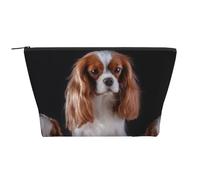 Cavalier King Charles Spaniel Madre con Cachorros, Bolsa de artículos de tocador Bolsa de Maquillaje Bolsa de cosméticos Bolsa de artículos de tocador de Viaje portátil
