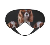 Cavalier King Charles Spaniel Madre con cachorros, Cubreojos completos Antifaz bloqueador de luz Antifaz para dormir Antifaz suave con los ojos vendados Noche