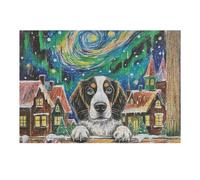 Cavalier King Charles Spaniel Puzzle 300 Piezas Familiar Creativo Animal de compañía Lindo Rompecabezas 3D para Familia Juguete Educativo Construir Maquetas Aliviar Estrés 300 PCS