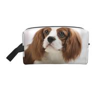 Cavalier King Charles Spaniel Spaniel Marrón, Bolsa de Maquillaje Bolsa de cosméticos Bolsa de artículos de tocador de Viaje portátil Organizador de Bolsa de Maquillaje