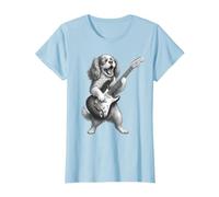 Cavalier King Charles Spaniel Tocando Guitarra Rock Música Perro Camiseta