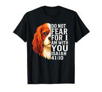 Cavalier King Charles Spaniel Verso de la Biblia Cristiano Perro Camiseta