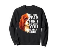 Cavalier King Charles Spaniel Verso de la Biblia Cristiano Perro Sudadera