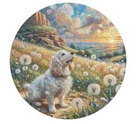 Cavalier Rey Charles Spaniel 195 Piezas Rompecabezas Familiar Animales Formas Únicas Puzzle Niños 3D Cartón Interacción Educativo Regalo Original Interacción 195 PCS