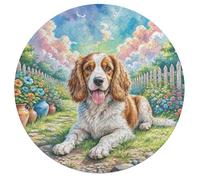 Cavalier Rey Charles Spaniel 195 Piezas Rompecabezas Familiar Animales Formas Únicas Puzzle Niños 3D Cartón Interacción Educativo Regalo Original Interacción 195 PCS