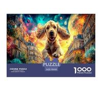 Cavalier Rey Charles Spaniel Puzzle 1000 Piezas, Moderno DIY,Entretenimiento Creativo para Adultos Y Niños Mayores De 12 Años Un Rompecabezas Desafiante - Obra De Arte 70x50cm/1000pcs