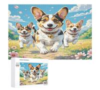 Cavalier Rey Charles Spaniel Puzzles 1000 Piezas 3D Creativo Obra De Arte Rompecabezas Familiar para Niños Y Adultos A 12 Años Desafío Intelectual Decoración Hogar 1000 PCS