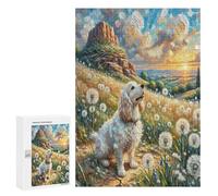 Cavalier Rey Charles Spaniel Puzzles 300 Piezas Maquetas Educativas Construir 3D Rompecabezas para Familia DIY Moderno Desafío Intelectual Aliviar Estrés 300 PCS