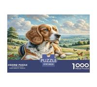 Cavalier Rey Charles Spaniel Rompecabezas Imposible,desafío for Adults Entretenimiento Creativo 1000 Piezas Obra De Arte De Juego De para Adultos Y Niños Mayores De 12 Años 38x26cm/1000pcs