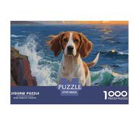 Cavalier Rey Charles SpanielJigsaw Puzzles for Adults 1000 Pieces Age 12+ for Adults Challenge HighDifficulty Beautiful Decoration for Women Gifts for Man38x26cm/1000pcs