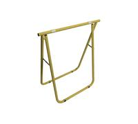 Cavalletto Litchi, Complemento d'arredo, Articolo Decorativo, Accessorio d'arredo, 62x35 h75 cm, Giallo