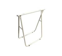 Cavalletto Litchi, Complemento d'arredo, Articolo Decorativo, Accessorio d'arredo, 62x35 h75 cm, Panna