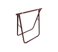 Cavalletto Litchi, Complemento d'arredo, Articolo Decorativo, Accessorio d'arredo, 62x35 h75 cm, Rosso
