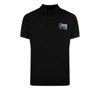 Cavalli Class Bold Logo Black Polo Shirt