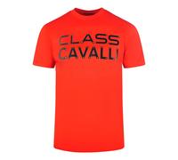 Cavalli Class Bolted Logo Red T-Shirt