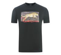 Cavalli Class Boxed Leopard Logo Black T-Shirt