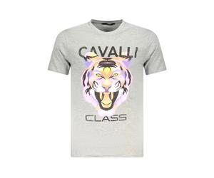 Cavalli Class - Camiseta de Manga Corta - Tops - Hombre - Gris - 2XL -