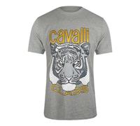 Cavalli Class Camiseta Diseño Estampado de Tigre para Hombre (SY215)