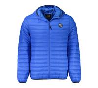 Cavalli Class- Chaqueta Acolchada con Capucha- Jackets- Hombre- Azul- L- Chaqueta Acolchada con Capucha