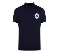 Cavalli Class Circle Logo Navy Blue Polo Shirt