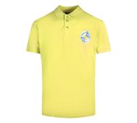 Cavalli Class Circle Logo Yellow Polo Shirt