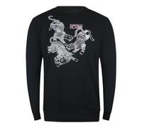 Cavalli Class Jersey Diseño Leopardos Paisley para Hombre (SY347)
