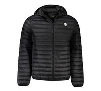 Cavalli Class Plain Quilted Black Jacket