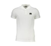 Cavalli Class - Polo Blanco con Estampado de Aplicación - Tops - Hombre - Blanco - M -
