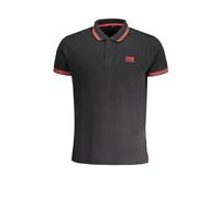 Cavalli Class - Polo de Algodón Negro con Mangas Cortas - Tops - Hombre - Negro - M -