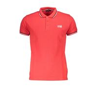 Cavalli Class - Polo de algodón rojo con estampado único - Tops - Hombre - Rojo - XL -