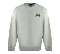 Cavalli Class Print Logo Grey Jumper