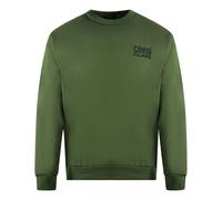 Cavalli Class Print Logo Olive Jumper