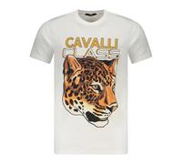 Cavalli Class - Short Sleeve T-Shirt - Tops - Hombre - Blanco - XL -
