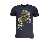 CAVALLI CLASS T-SHIRT MANICHE CORTE UOMO BLU