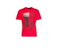 CAVALLI CLASS T-SHIRT MANICHE CORTE UOMO ROSSO