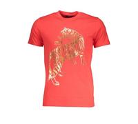 CAVALLI CLASS T-SHIRT MANICHE CORTE UOMO ROSSO