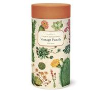 Cavallini- Cacti & Succulents 1,000 Piece Puzzle Rompecabezas, Multicolor, 1000 (PZL/SUC)