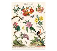 Cavallini & Co. Papel decorativo Floreale, hoja de 20 x 28 pulgadas