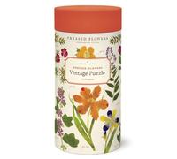 Cavallini Rompecabezas de 1000 piezas, flores prensadas (PZL/PF)