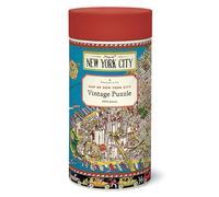 Cavallini Rompecabezas de 1000 piezas, mapa de la ciudad de Nueva York (PZL/NYCMAP)