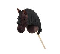 Cavallino giocattolo Hobby Horse Lemieux con testa peluche e bastone modello freya taglia unica