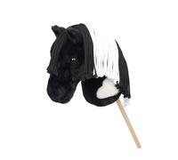 Cavallino giocattolo Hobby Horse Lemieux con testa peluche e bastone modello razzle taglia unica